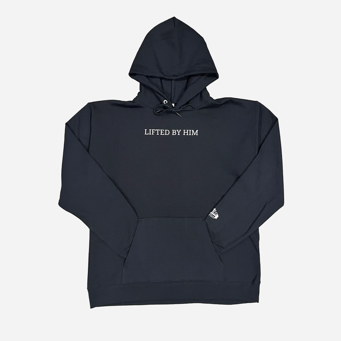 Black Lifted By Him Hoodie